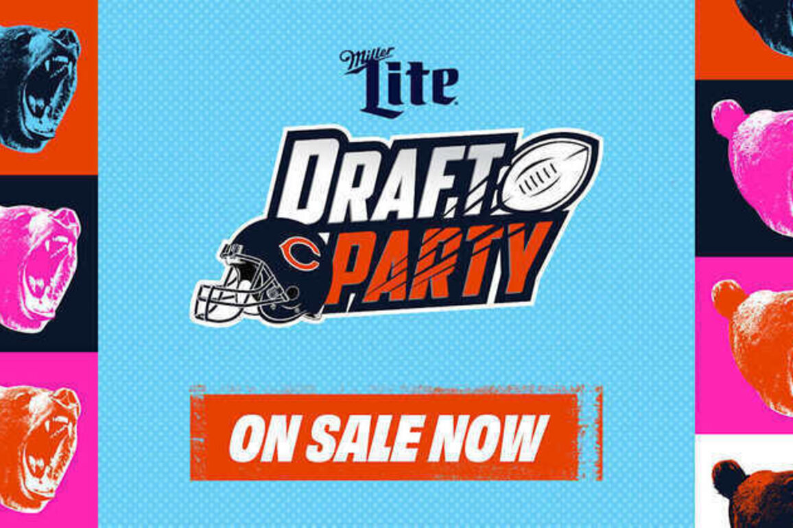 Tickets for 2026 Chicago Bears Draft Partyby Miller Lite on sale now
