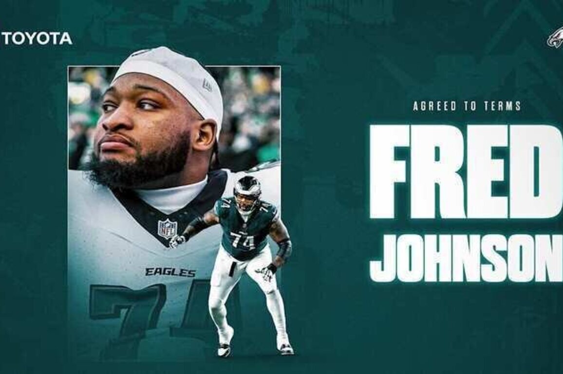 Eagles agree to terms with Fred Johnson to one-year deal