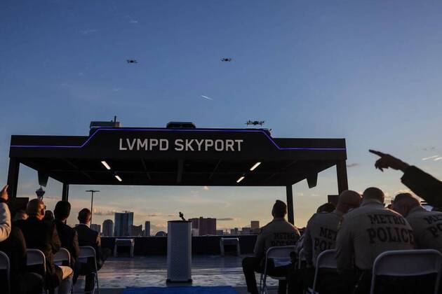 Las Vegas Police unveil new Fusion Watch Center, drone skyports