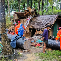 PHILIPPINES-QUEZON PROVINCE-TROPICAL STORM-FENGSHEN