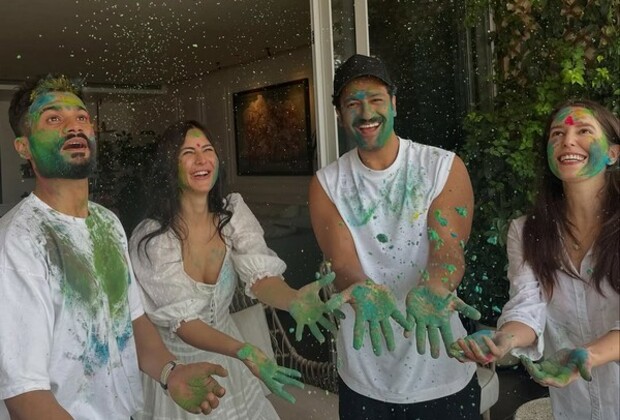 Katrina Kaif, Vicky Kaushal send Holi wishes as they celebrate with loved ones; check pics