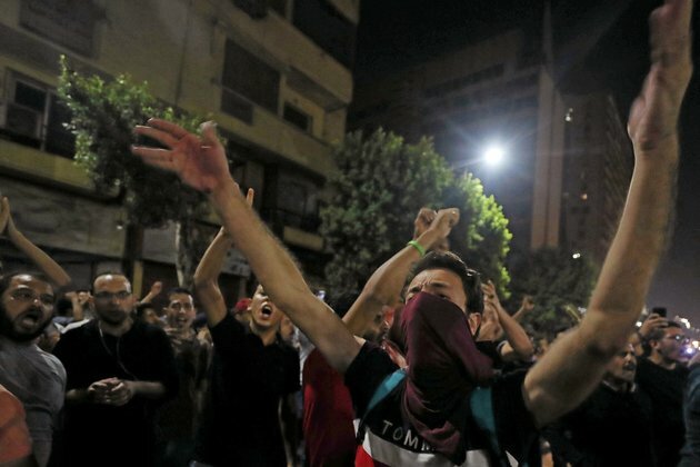 Small But Rare Protests in Egypt After Online Call for Dissent