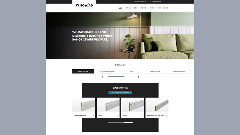 Brand-new website brings W.Howard profiles to life