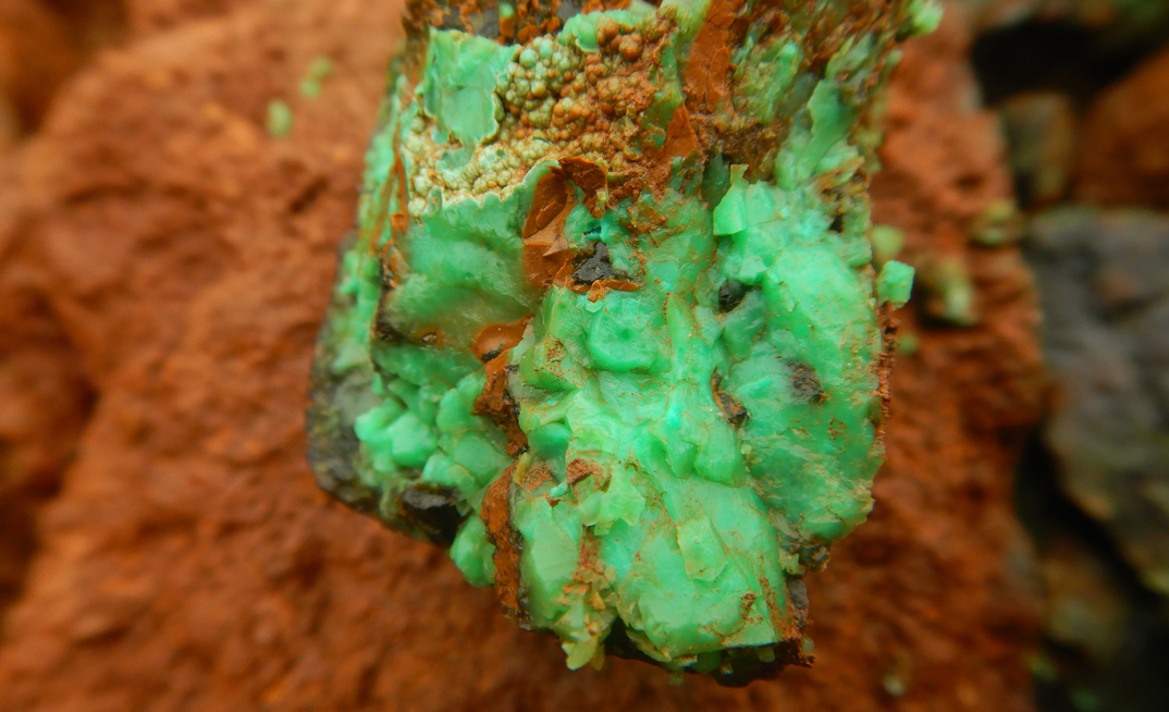 Raw nickel rock in Indonesia