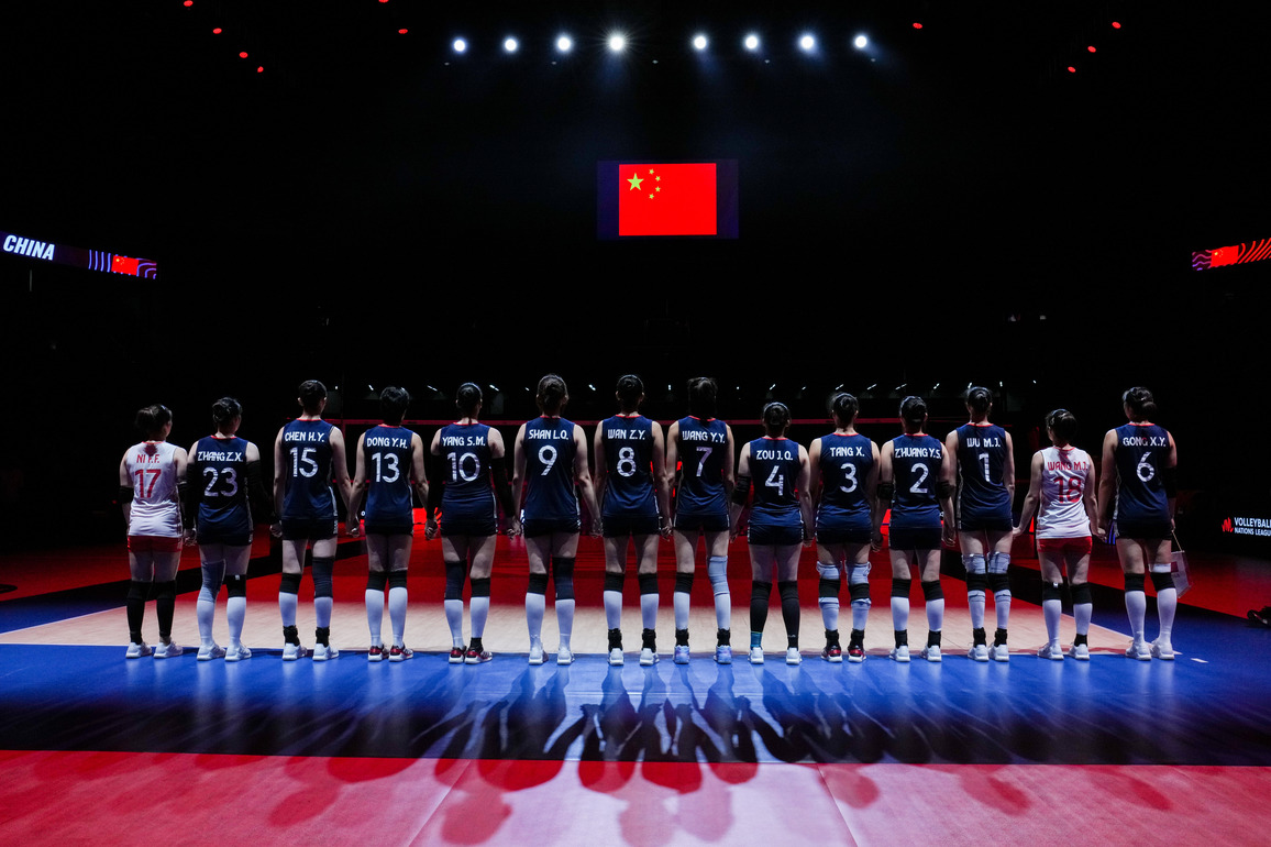 (SP) CHINA-BEIJING-VOLLEYBALL-VNL-CHINA VS POLAND(CN)