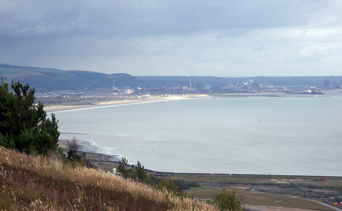 View of Port Talbot across Swansea Bay Credit: iStock