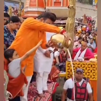 ICC chairman Jay Shah performs Ganga Puja in Haridwar