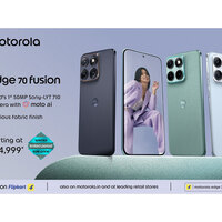 motorola edge 70 fusion Goes on Sale with World's 1st 50MP Sony-LYTIA 710 Camera, 7000mAh Battery and 144Hz 1.5K Display -- Starting Rs. 24,999*