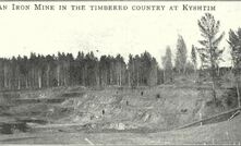 A photograph of a mine from the February 1916 issue of Mining Magazine