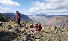  Sampling at Hudson Resources’ Sarfartoq niobium project in Greenland