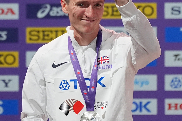 (SP)JAPAN-TOKYO-ATHLETICS-WORLD ATHLETICS CHAMPIONSHIPS-MEN'S 1500M-AWARDING CEREMONY