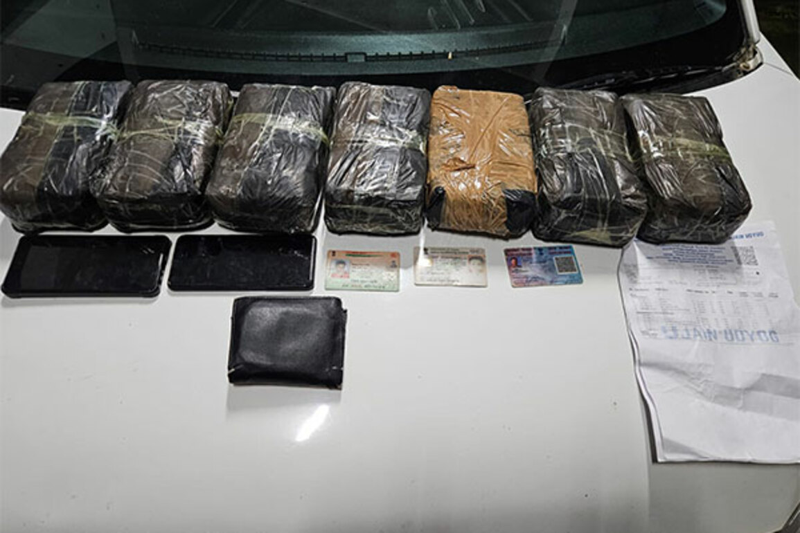 Assam Rifles in joint operation with DRI, recover 70,000 Yaba tablets from vehicle in Tripura