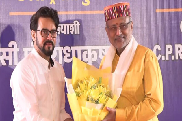 NDA VP nominee CP Radhakrishnan felicitated during meeting at Union Minister Pralhad Joshi's residence