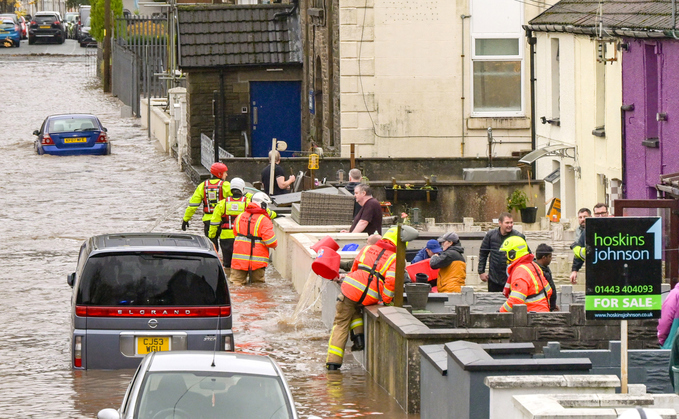 Flooding in Pontypridd, Wales, after the River Taff burst its banks following heavy rain from Storm Bert in November 2024 | Credit: iStock Flooding in Pontypridd, Wales, after the River Taff burst its banks following heavy rain from Storm Bert in November 2024 | Credit: iStock