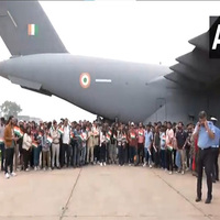 Union Minister Shobha Karandlaje welcomes 224 Indian nationals returning from Israel under Operation Sindhu