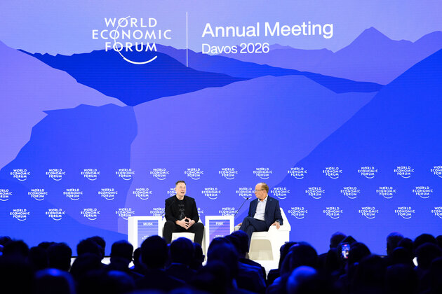 SWITZERLAND-DAVOS-WEF ANNUAL MEETING 2026-ELON MUSK