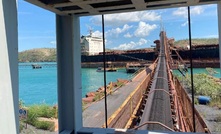 Fine being loaded at Koolan Island 