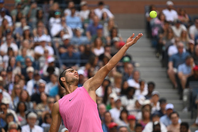 (SP)U.S.-NEW YORK-TENNIS-US OPEN-MEN'S SINGLES-ALCARAZ VS RINDERKNECH
