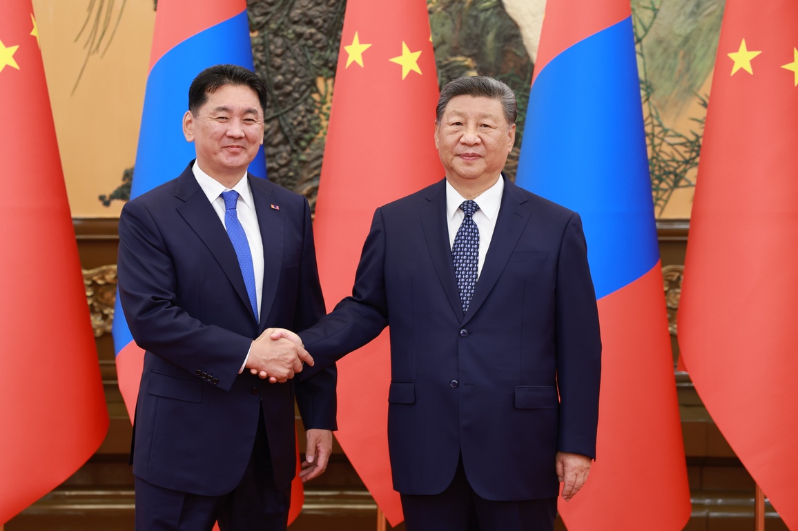 CHINA-BEIJING-XI JINPING-MONGOLIAN PRESIDENT-MEETING (CN)