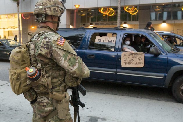 Trump Calls for Tougher Action Against Protesters