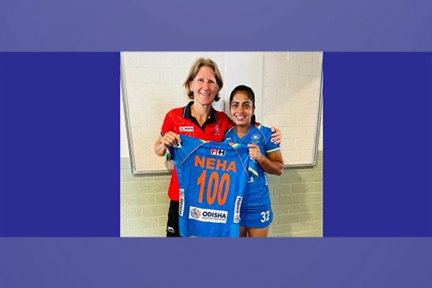 Hockey India congratulates midfielder Neha on completing 100 International Caps