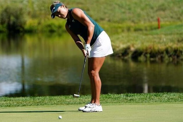 Lexi Thompson, Charley Hull help their teams shoot 55s at Grant Thornton