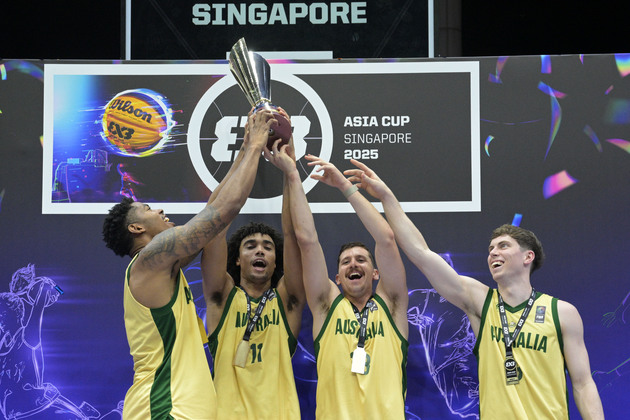 (SP)SINGAPORE-BASKETBALL-FIBA ASIA CUP 3X3-MEN-AUS VS CHN