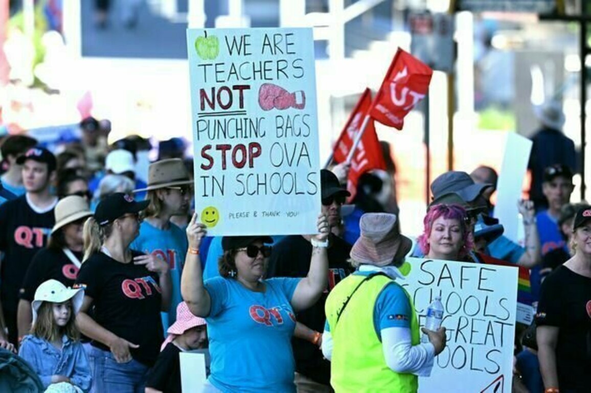 Queensland teachers are striking. It's not just about money - they are asking for a profession worth staying in