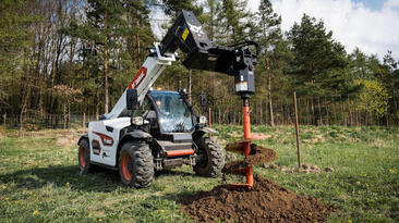 Bobcat is reintroducing its line of post-hole diggers and trencher attachments for its compact equipment 