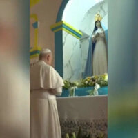 Pope Leo prays at Angola shrine linked to slavery (VIDEO)