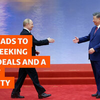 Putin Heads To Beijing Seeking Energy Deals, Show of Solidarity