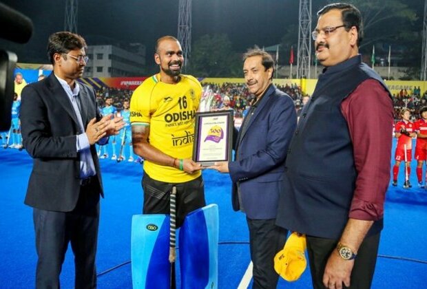 PR Sreejesh felicitated on completing 300 caps for Indian hockey team