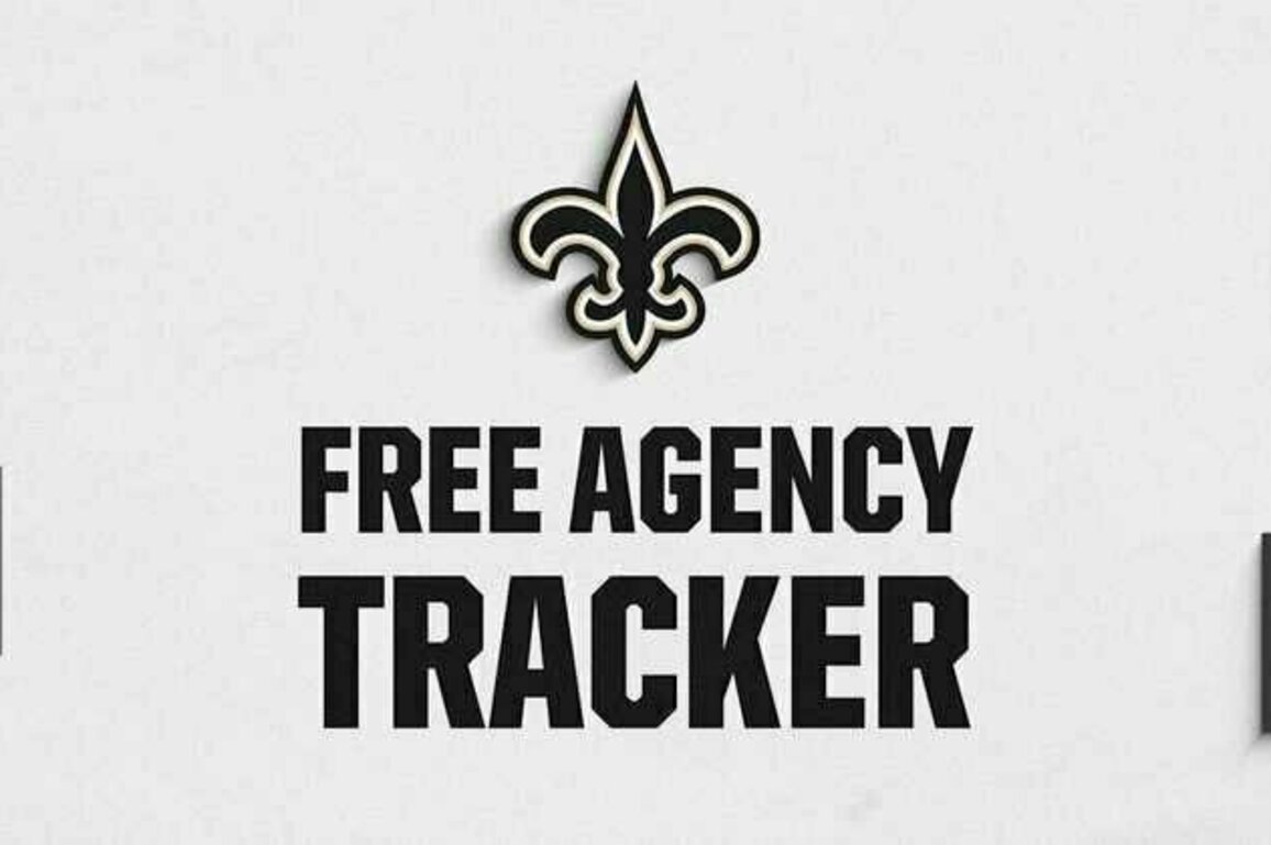 Saints 2025 Free Agency Tracker