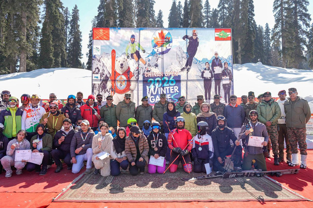 How Army paints Gulmarg in olive during Khelo India Winter Games