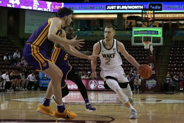 Will Baker's 23 propel LSU past Wake Forest in Charleston