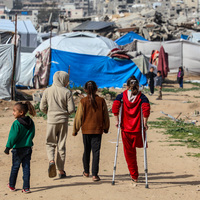 MIDEAST-GAZA CITY-PALESTINIAN GIRL
