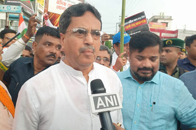 Tripura CM Manik Saha joins BJP's Tiranga Yatra in Agartala