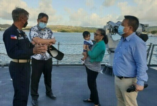 PH Consul General, Filcom in Guam visit BRP Antonio Luna