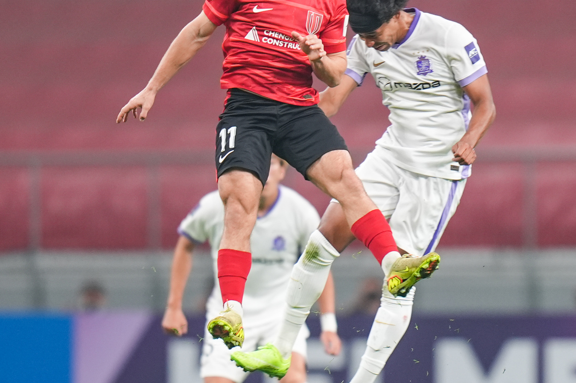 (SP)CHINA-CHENGDU-FOOTBALL-AFC CHAMPIONS LEAGUE-CHENGDU RONGCHENG VS SANFRECCE HIROSHIMA (CN)