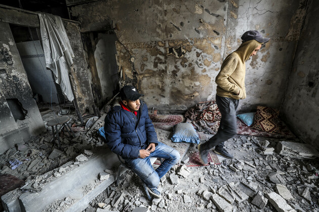 MIDEAST-GAZA-BEIT LAHIA-AIRSTRIKE