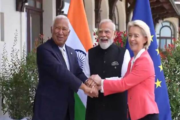 PM Modi holds trilateral meeting with EU leaders Costa, von der Leyen on sidelines of G7 Summit