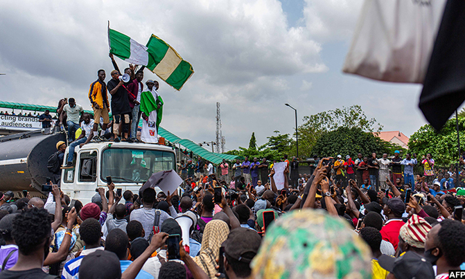 Nigerian demos rage on as protesters allege assault Nigerian demos rage on as protesters allege assault