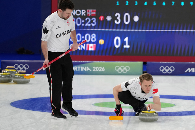 (MICO2026)ITALY-CORTINA D'AMPEZZO-OLYMPIC WINTER GAMES-CURLING-MEN-ROUND ROBIN-NOR VS CAN