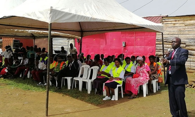 Entebbe residents sensitised on coronavirus Entebbe residents sensitised on coronavirus