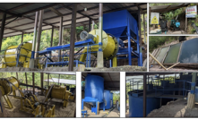 Planta piloto da Aguia, em Santa Bárbara, na Colômbia