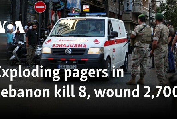 Exploding pagers in Lebanon kill 9, wound 2,800