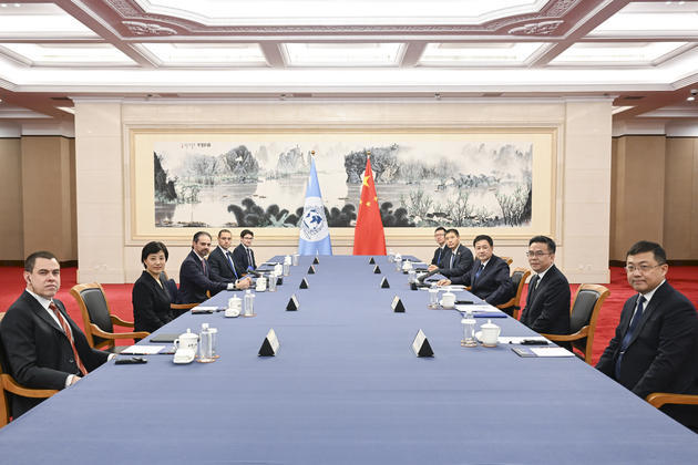 CHINA-BEIJING-WANG XIAOHONG-INTERPOL-SECRETARY GENERAL-MEETING (CN)