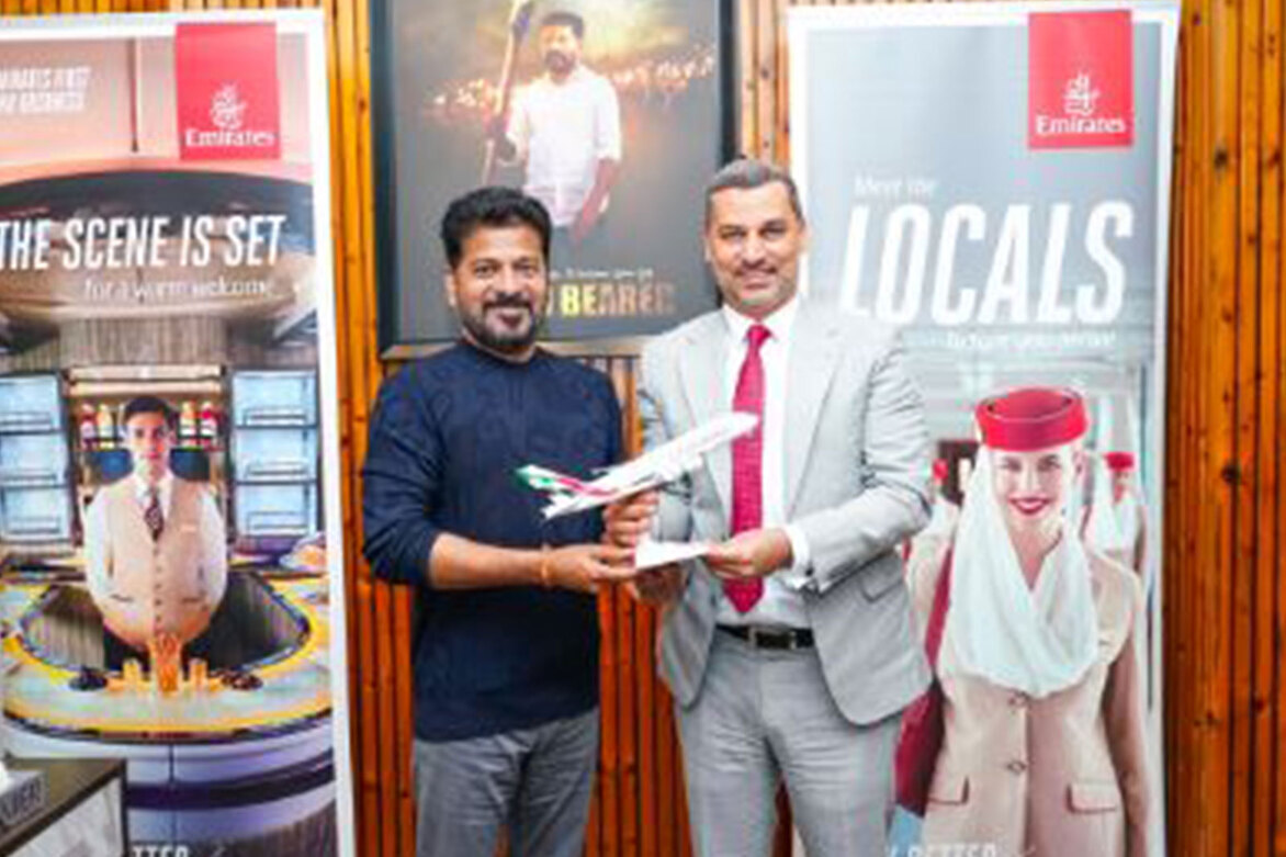 Emirates A380 services heading to Hyderabad; CM Reddy proposes MRO facilities at state's new airports