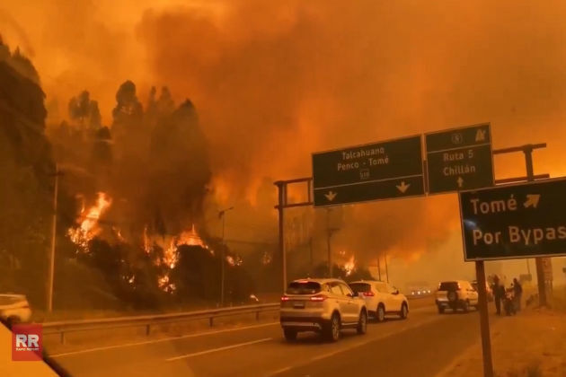 19 killed, 20,000 evacuated in Chile as wildfires destroy two regions