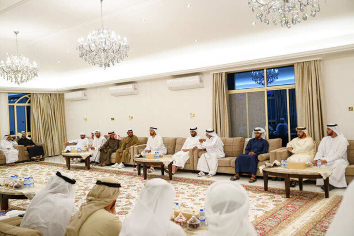 Ras Al Khaimah Crown Prince meets Kadra residents at community dinner